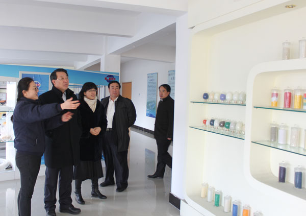 高區黨工委書記劉偉一行來聯橋新材走訪調研